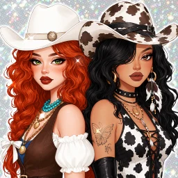 Значок Rebel Glam: Одевалки и Макияж